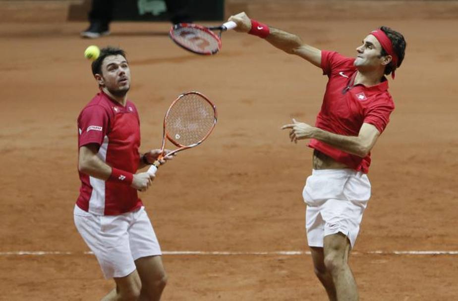 Wawrinka lascia smashare Federer: gerarchie ristabilite. REUTERS